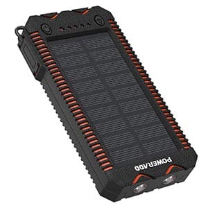 batterie externe solaire de la marque Poweradd